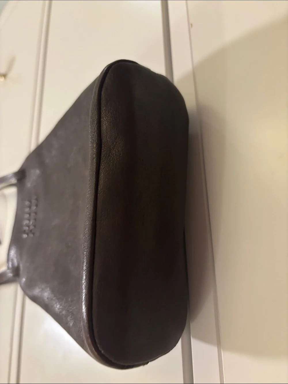 Miu Miu Napa Leather Mini Bag in Dark Brown - Picture 6 of 11